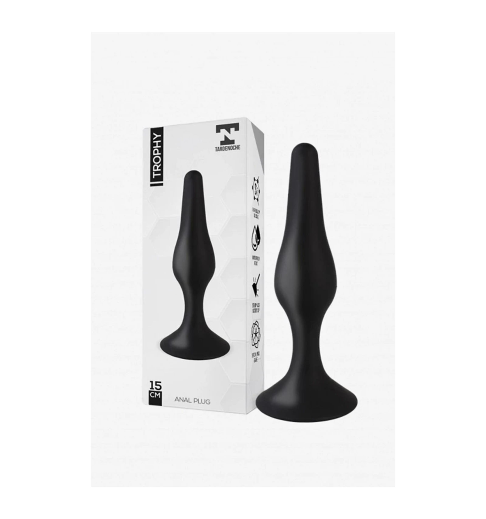 PLUG ANAL 15 CM TROPHY - NEGRO PIANNO39