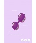 BOLAS KEGEL DOBLE SILICONA - LILA