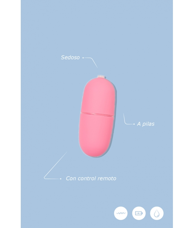 Huevo Vibrador Control Remoto - Pink