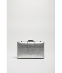 BOLSO DE MANO EDUR - PLATA