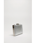 BOLSO DE MANO EDUR - PLATA