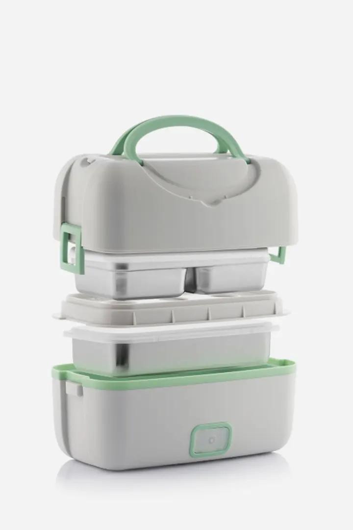3 IN 1 ELECTRIC STEAM LUNCH BOX WITH RECIPES
