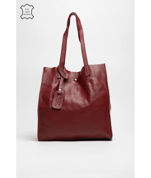 HAMBOTA LEATHER BAG - MAROON