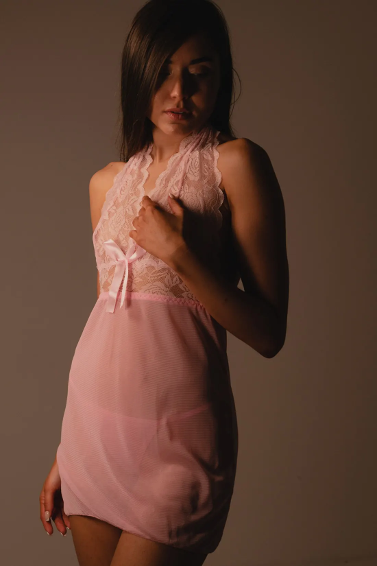 CHEMISE SWEET & SPICY - ROSA 2