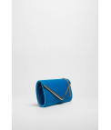BOLSO DE MANO SIGLER - AZUL TURQUESA