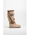BOTA ALTA INDIANINI MENIA - BEIGE