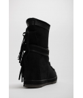 BOTTINE INDIANINI REMIE BASSE - NOIR