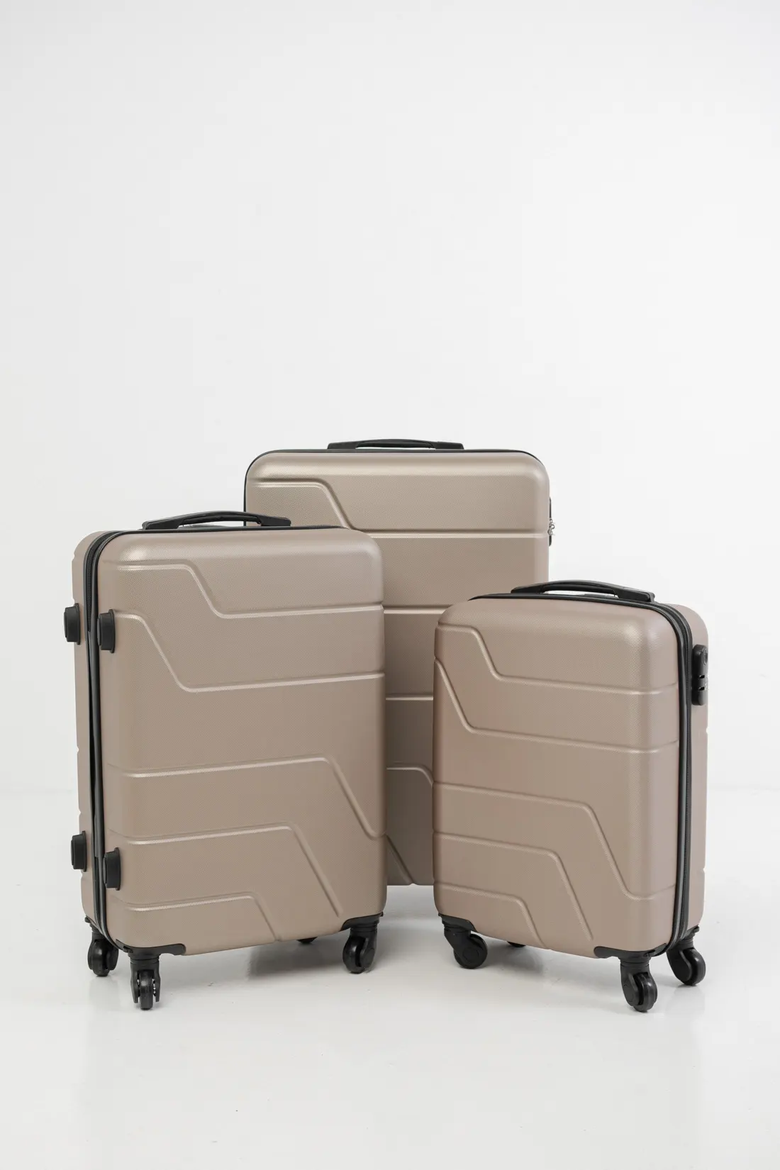 MSG SUITCASE 3 PIECES - CHAMPAGNE