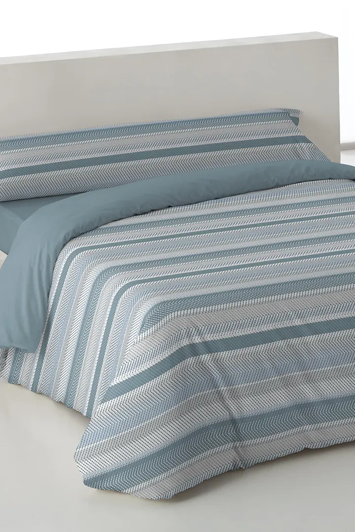 DONEGAL COLLECTIONS MIST DUVET COVER - BLUE