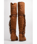 Bota Alta Indianini Semila - Camel