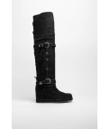 Botte Cuissarde Indianini Semila -Noir