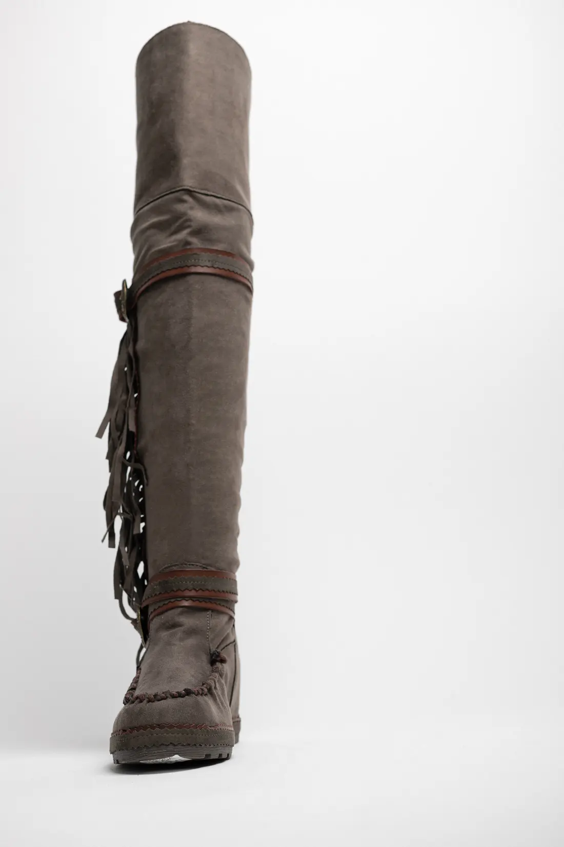 Knee-Length Indianini Boot Semila - Green