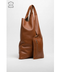 BOLSO DE PIEL COWES - CAMEL