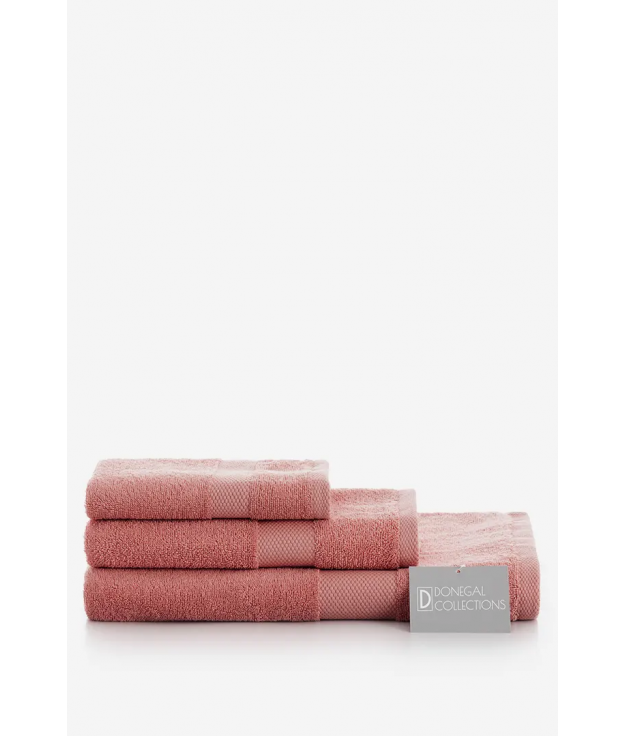 SET OF SHOWER TOWELS 500gr DONEGAL COLLECTIONS - NUDE