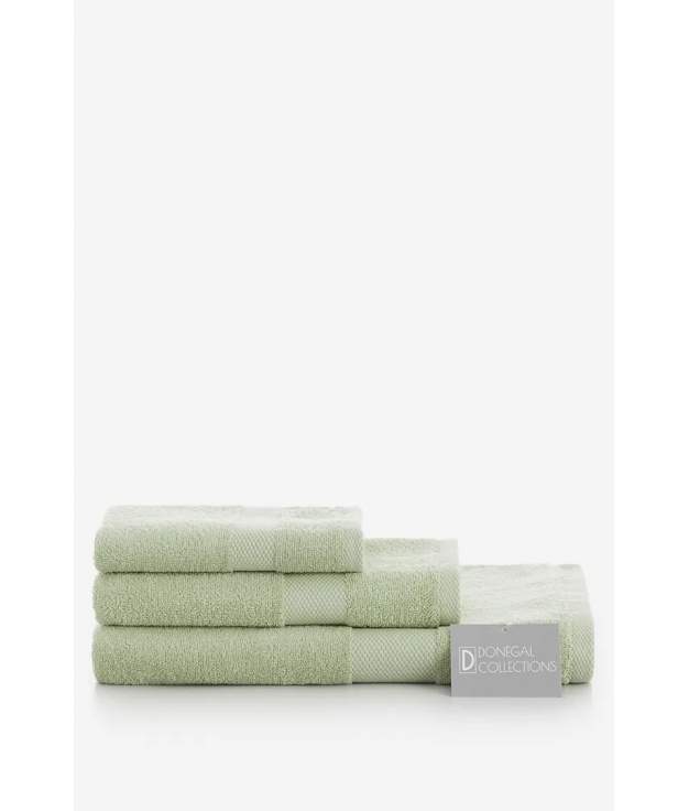 SET OF TOWELS SHEET 500gr DONEGAL COLLECTIONS - AQUAMARINE