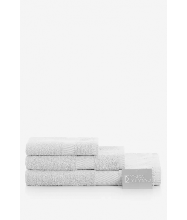 SET OF TOWELS SHEET 500gr DONEGAL COLLECTIONS - WHITE