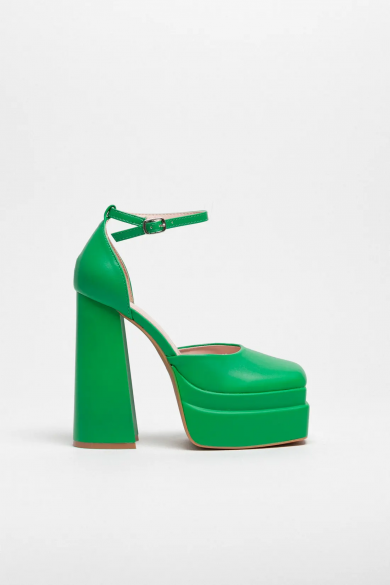 ZAPATO DE TACÓN VERSIN - VERDE