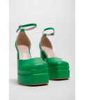 ZAPATO DE TACÓN VERSIN - VERDE