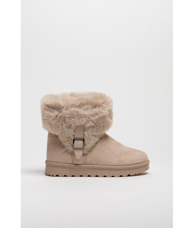 BELMELIA LOW BOOT - BEIGE