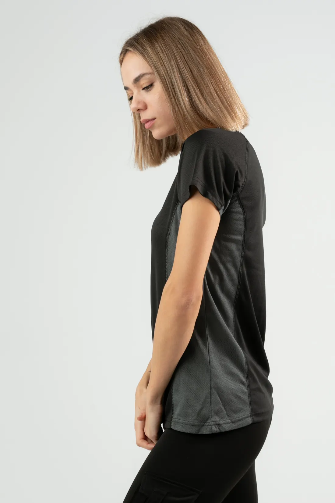 Camiseta Sanga - Negro/Gris Oscuro