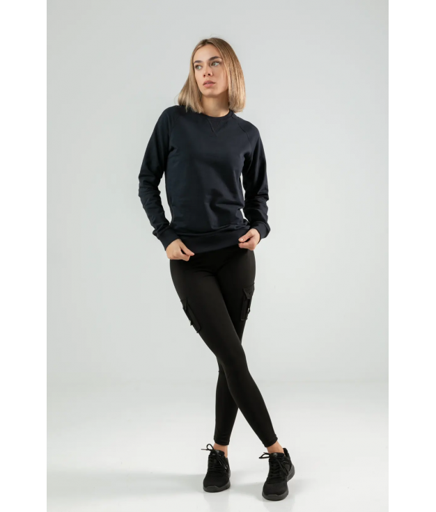 PURNA SWEATSHIRT - NAVY BLUE