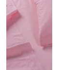 DRAP PLAT 100% COTON - ROSE