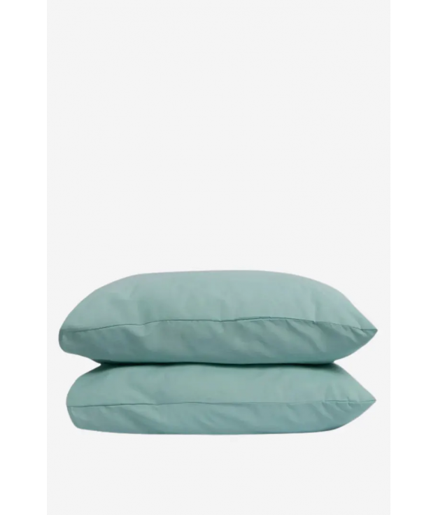 100% COTTON PILLOWCASE - AQUAMARINE