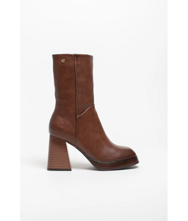 GIVEN HIGH BOOT - BROWN