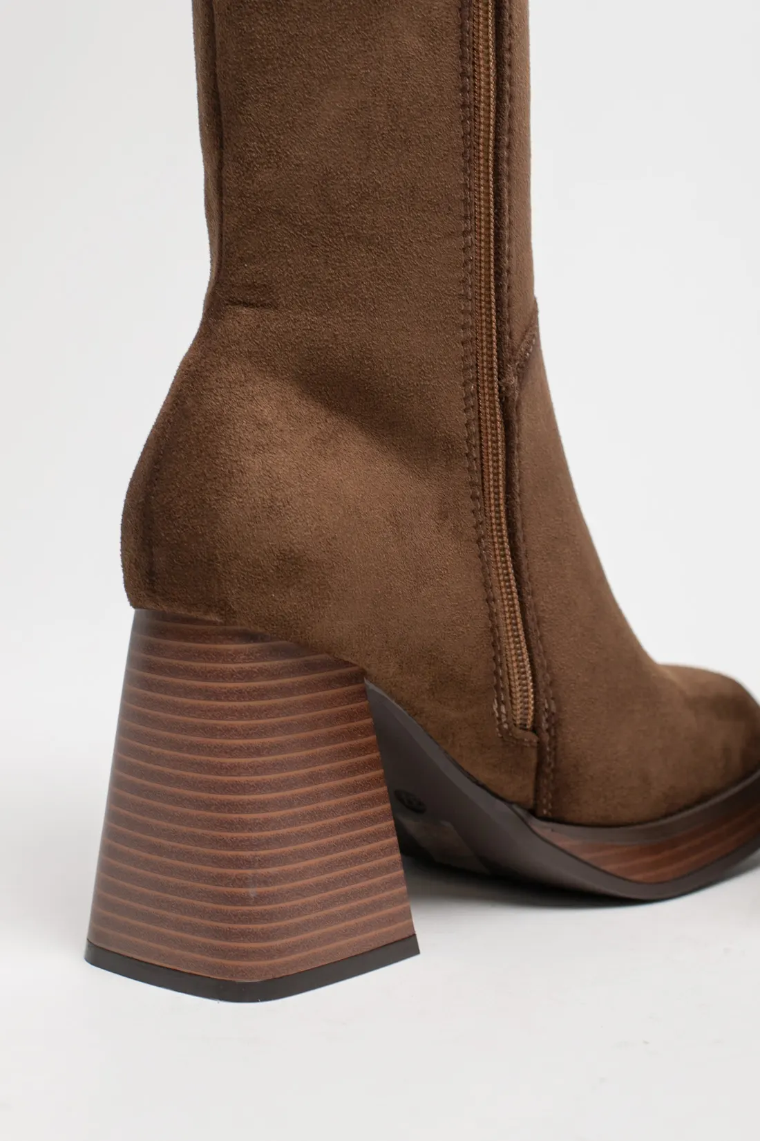 GIVEN HIGH BOOT - TAUPE