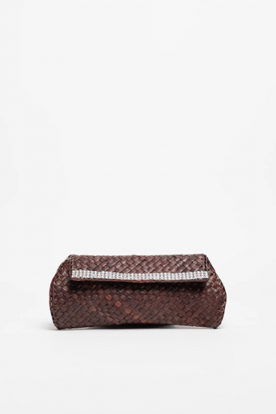CARTERA DE MANO VIARO - MARRÓN