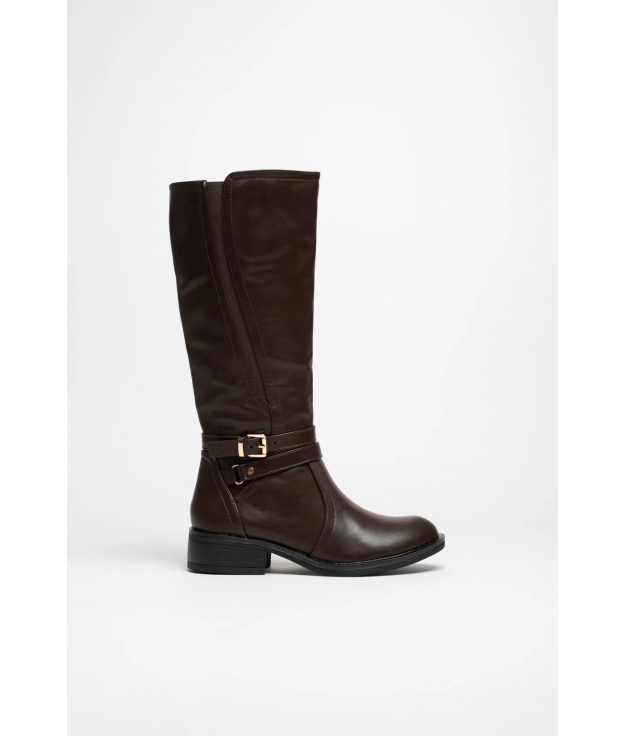 BOTTINE HAUTE LAROME - MARRON