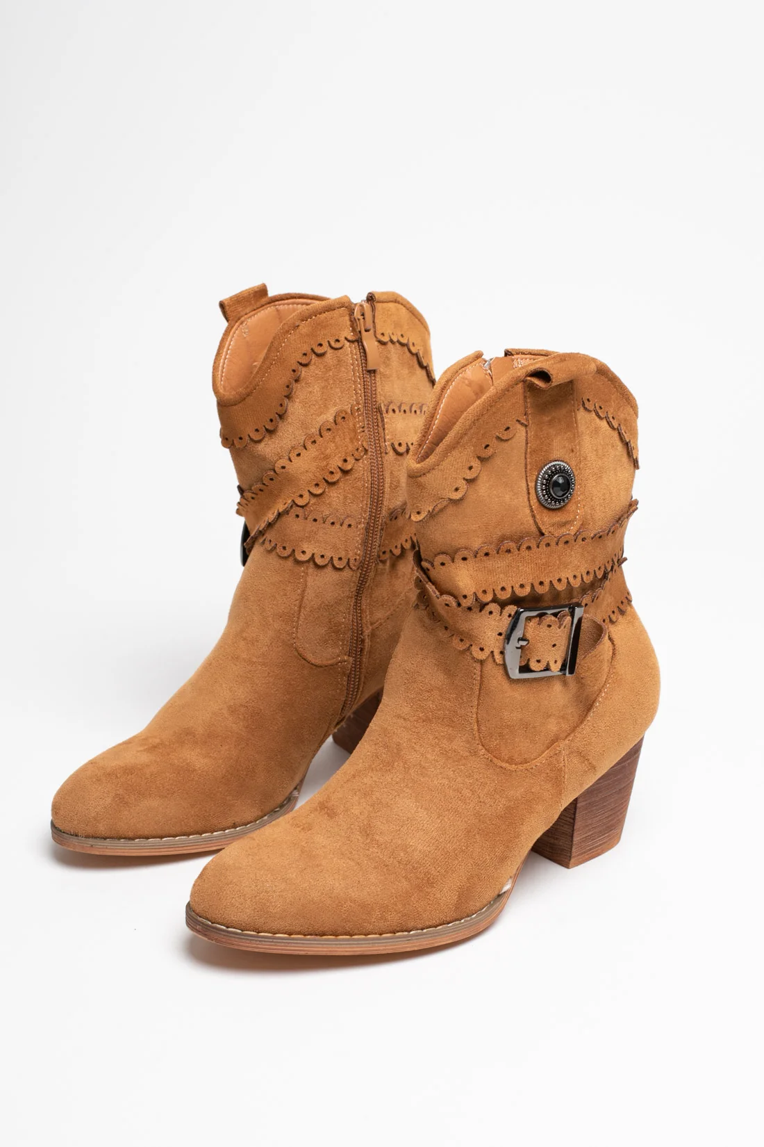 LAMEIBE LOW BOOT - CAMEL