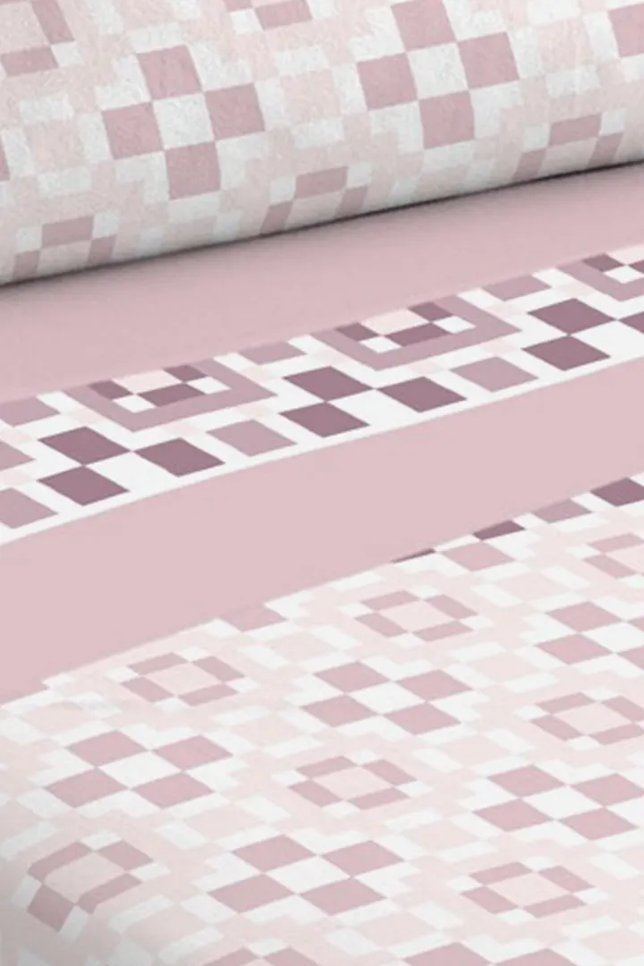 SHEETS PYRENEES HELSINKI BY DONEGAL COLLECTIONS - PINK