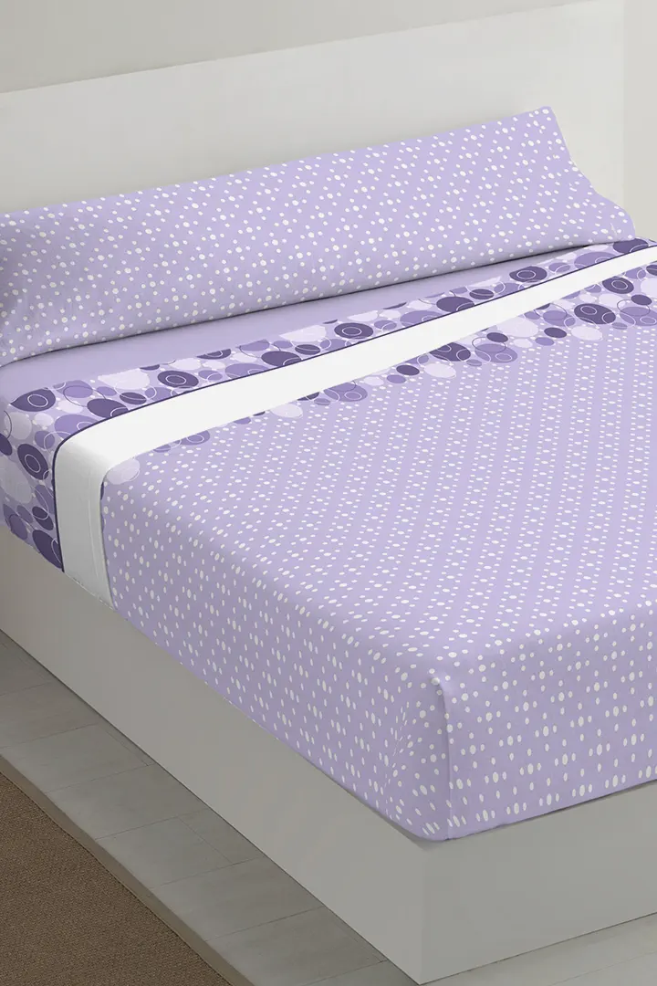PIRINEO SHEETS KA RICH I BY DONEGAL COLLECTIONS - MAUVE