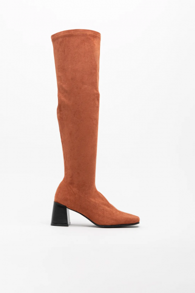 BOTA DOLCHE ALTA - LARANJA