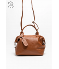 BOLSO DE PIEL LEREA - CAMEL