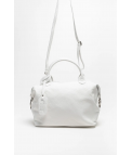 BOLSA DE COURO LEREA - BRANCA