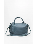 BOLSO DE PIEL LEREA - AZUL CLARO