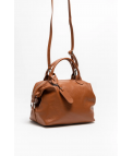 BOLSO DE PIEL LEREA - CAMEL