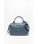 BOLSA DE COURO LEREA - AZUL CLARO