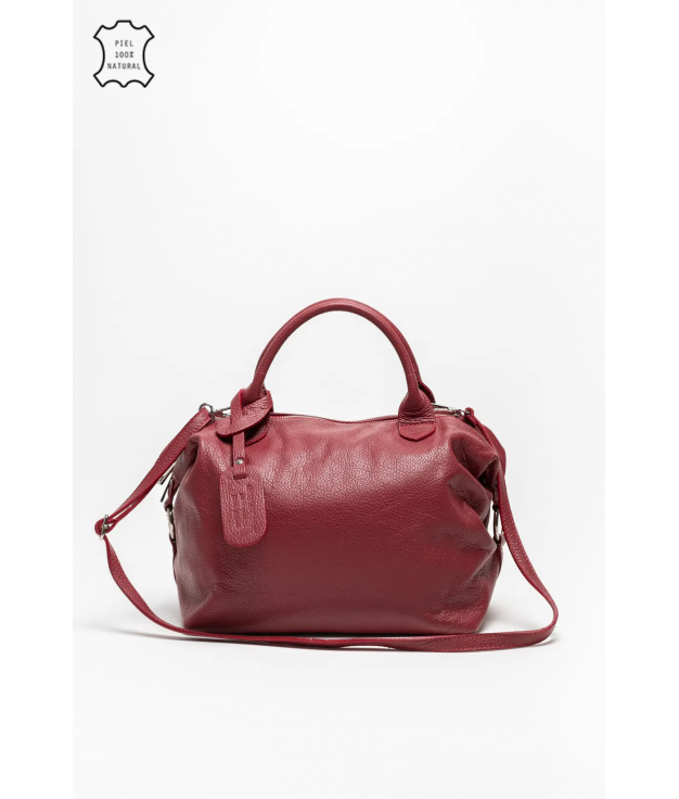 LEREA LEATHER BAG - MAROON