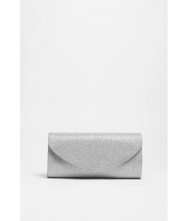 BOLSO DE MANO DESKON - PLATA