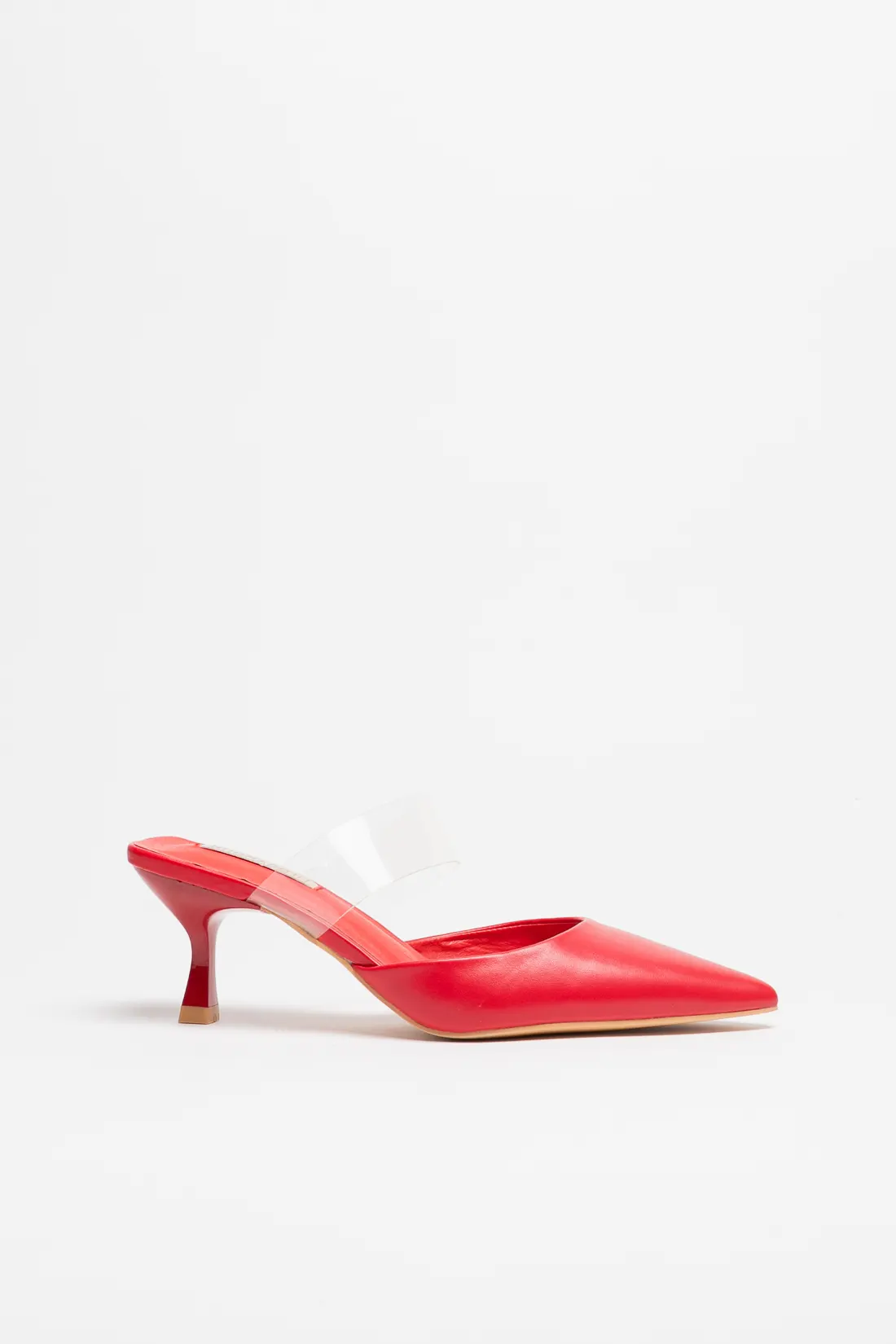 RIJAL HEELED SHOES - RED