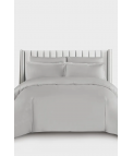 PARURE DE COUETTE UNIE 4 Pièces - GRIS CLAIR
