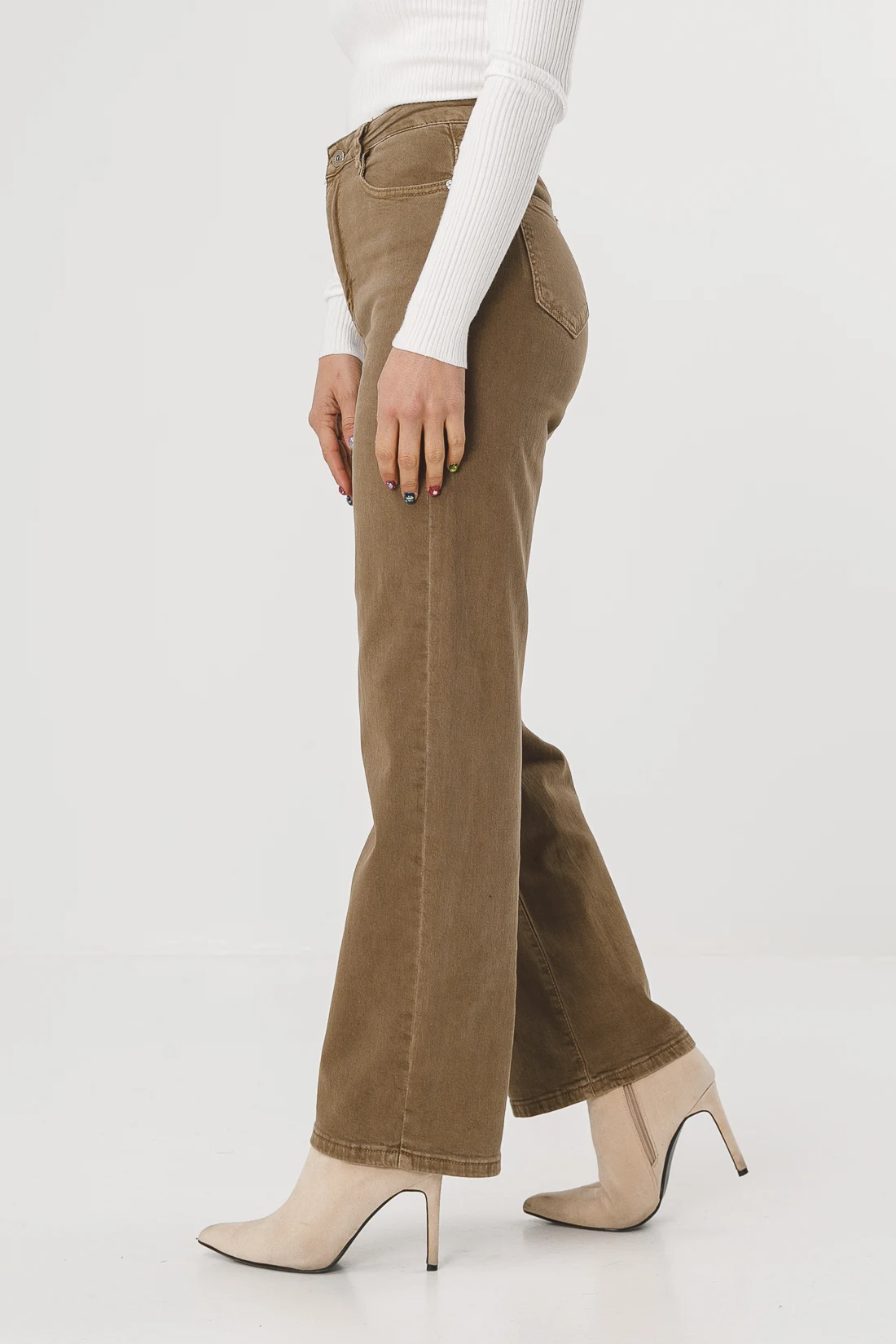 LASCE TROUSERS - TAUPE