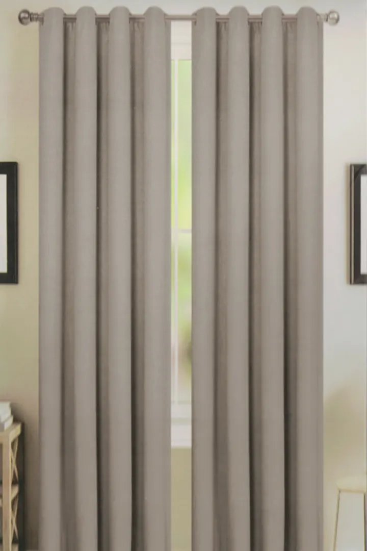 BASIC SMOOTH CURTAIN 140X260 - TAUPE