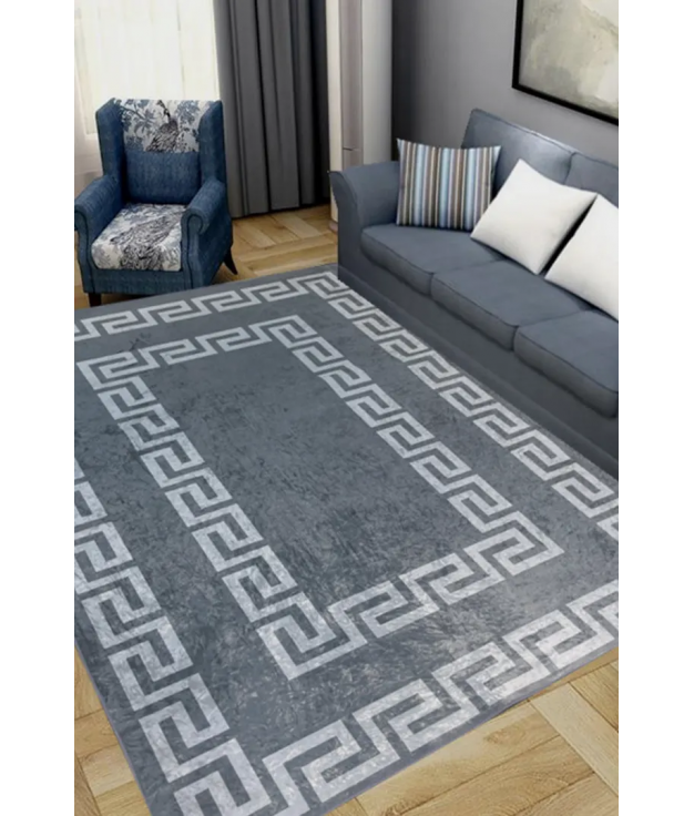 ALFOMBRA MICROFIBRA MAYA 150X200 - GRIS