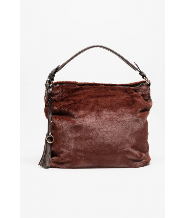 BORSA PRISCA - MARRONE