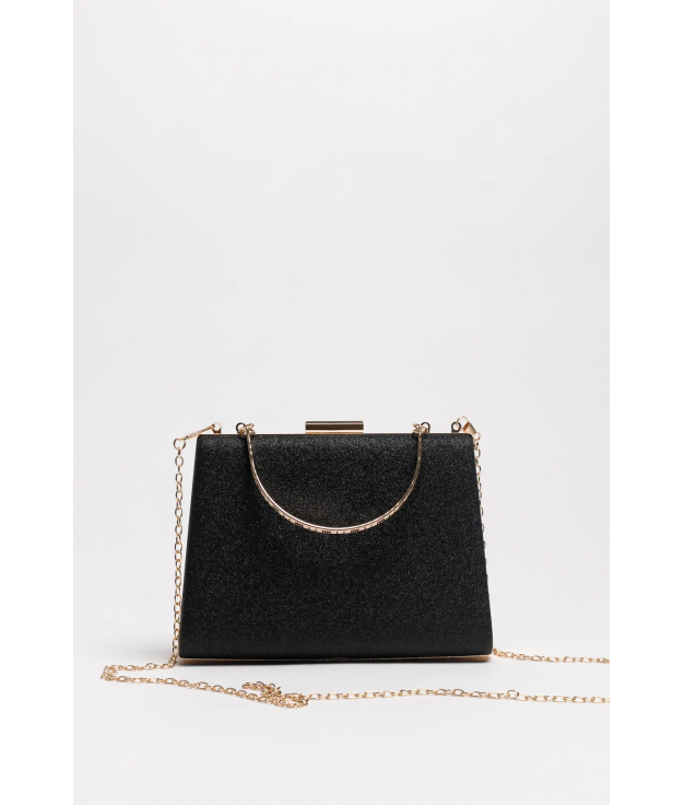 BOLSO DE MANO CUVEL - NEGRO