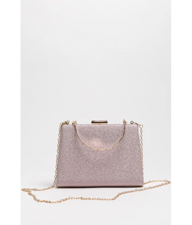 BOLSO DE MANO CUVEL - ROSA CLARO